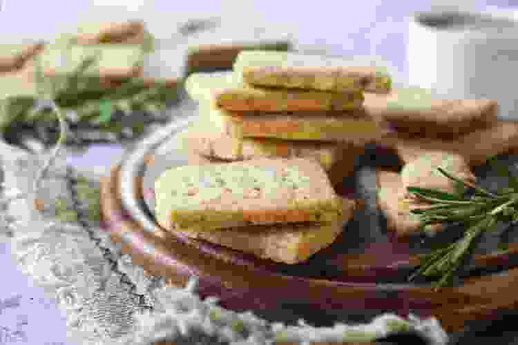 Rosemary Shortbread Cookies