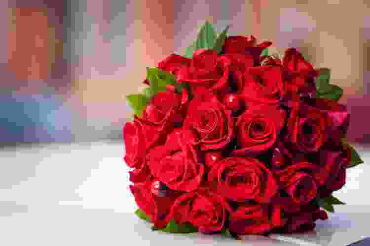 A romantic bouquet of red roses for your Valentine's Flower Ideas