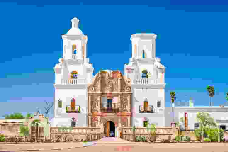 San Xavier del Bac Mission in Tucson, Arizona