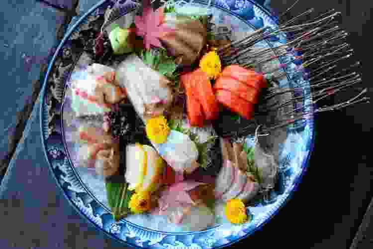 Sashimi platter at Yujiro Winnipeg