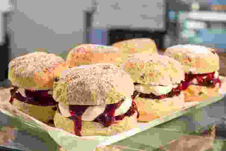 Scones with Clotted Cream and Jam