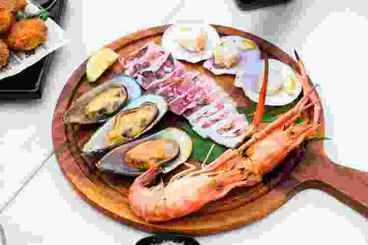 seafood charcuterie board