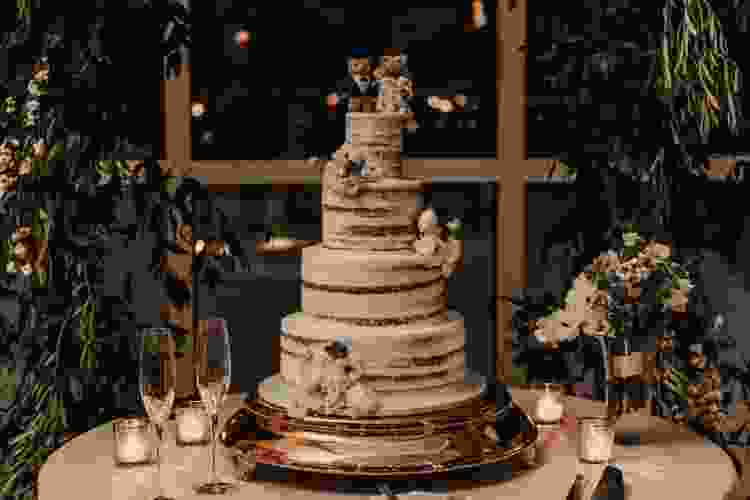 Semi Naked Wedding Cake