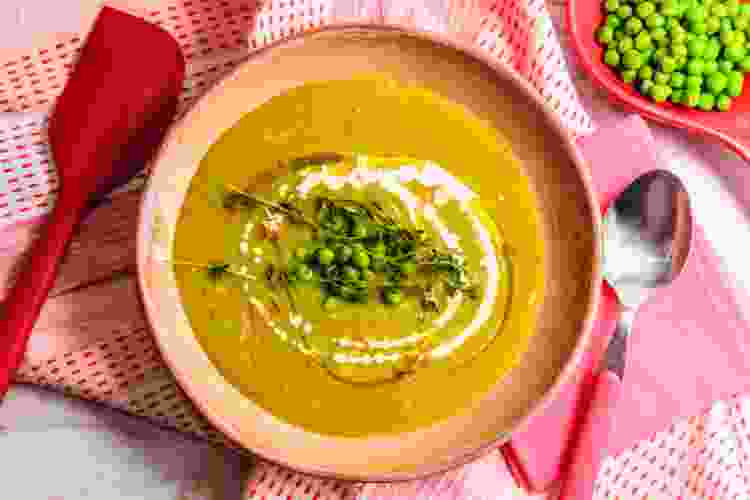 Add veg to your fall dinner ideas list with Smoky Split Pea Soup