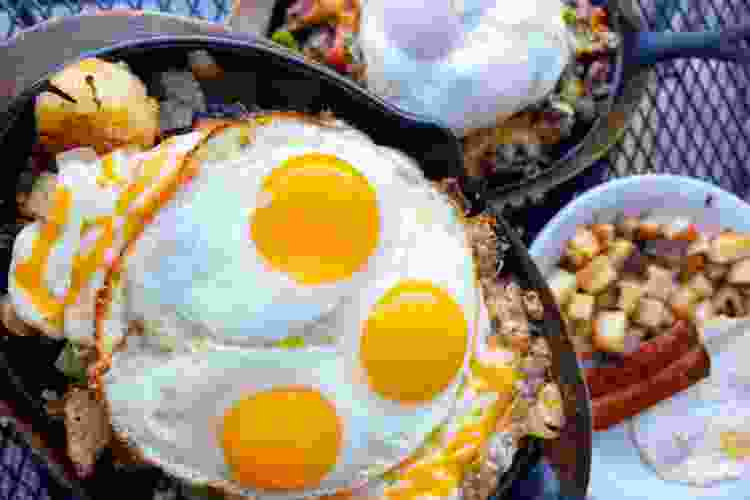 stacks and yolks restaurants bowls of breakfast eggs