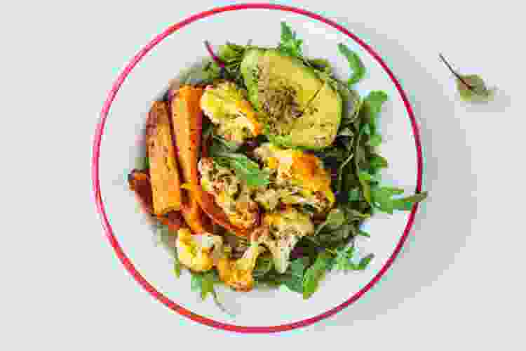 Sweet Potato and Cauliflower Salad