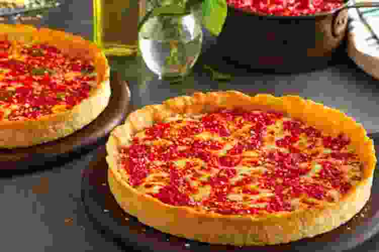 deep dish Chicago pizza