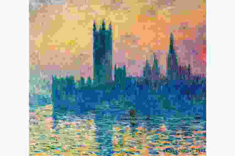 The Houses of Parliament, Sunset by Claude Monet