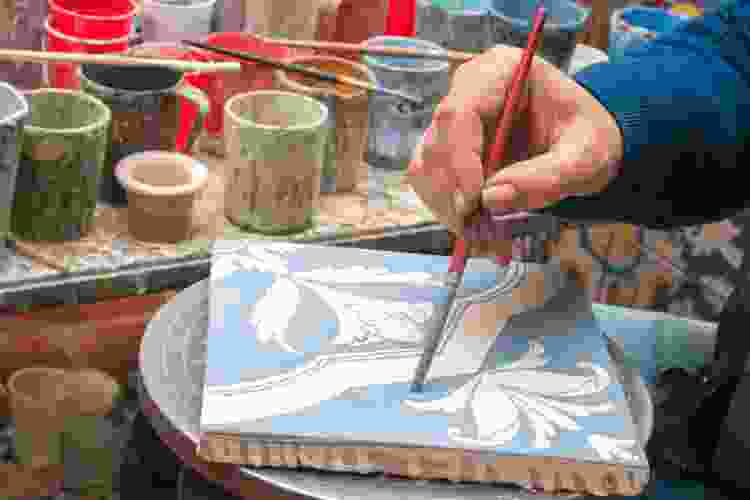 ceramic tiles slab pottery idea for beginners