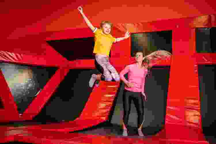 trampoline park indoor activity in Milwaukee