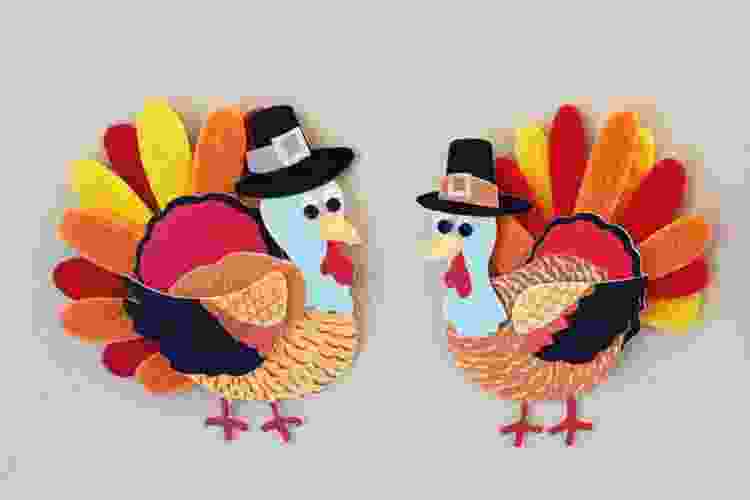 paper turkey craft