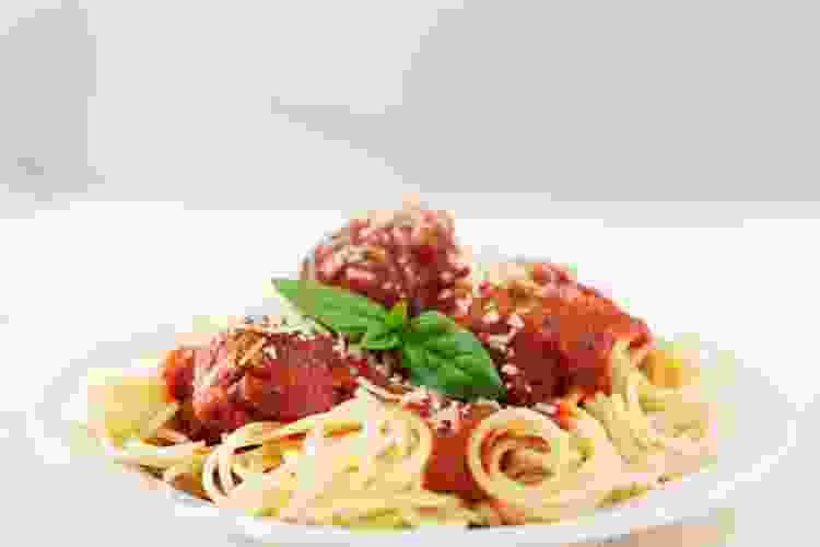 Turkey Meatballs with Linguine