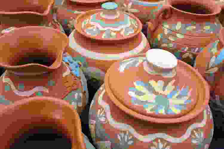 urn clay pot idea