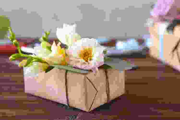 A Floral Keepsake Box is a useful Valentine's flower idea.