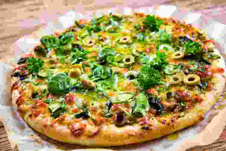 vegetable pizza 