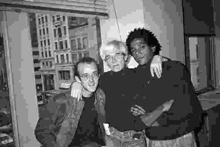 warhol with basquiat and haring