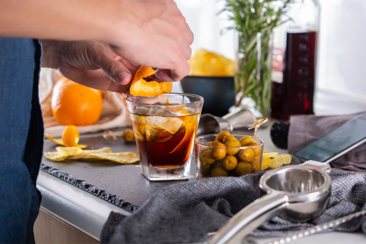 mixology class as fall party idea