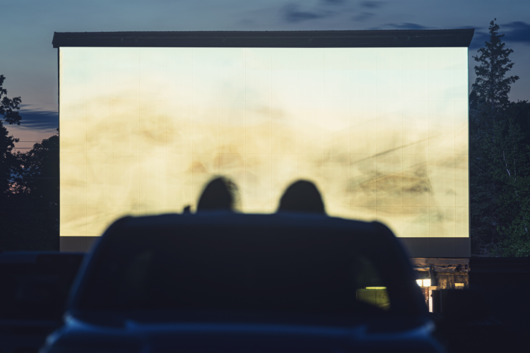 drive in movie as date idea in Houston