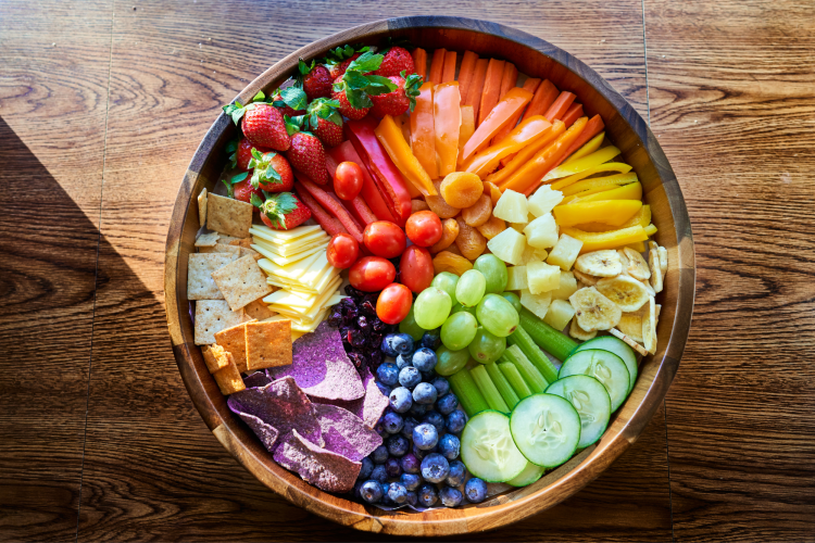 colorful charcuterie