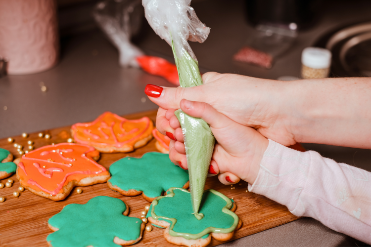 baking cookies