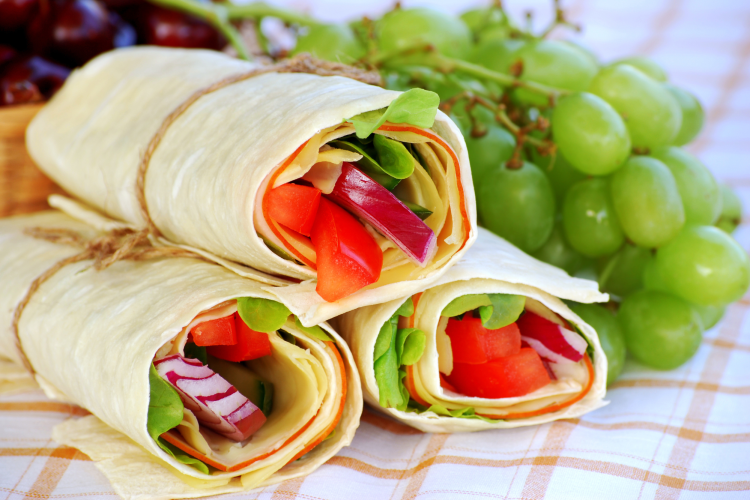wraps for camping food idea