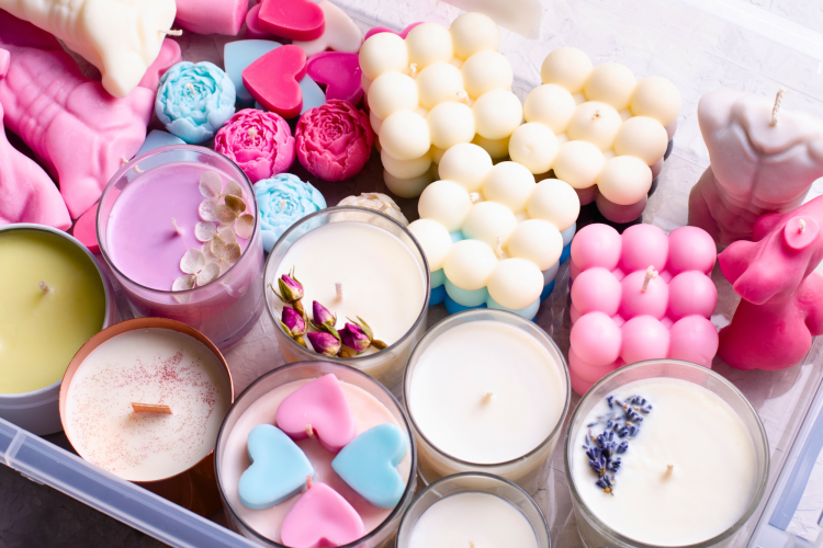 valentine candles