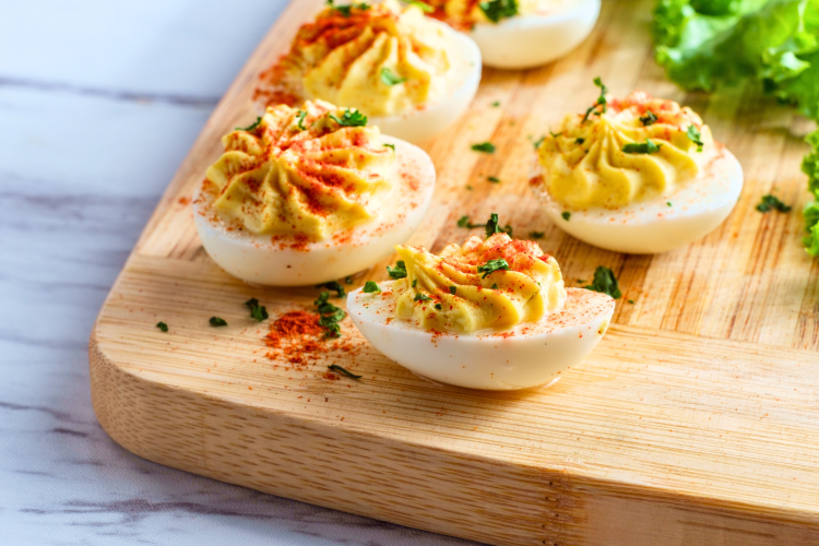 deviled eggs