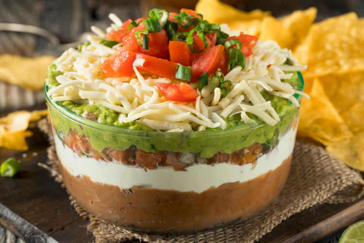 seven layer dip