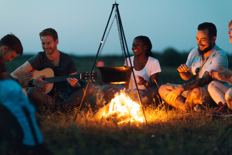 bonfire as fall party idea