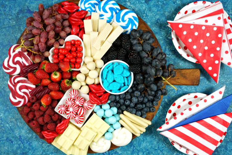 red white blue charcuterie