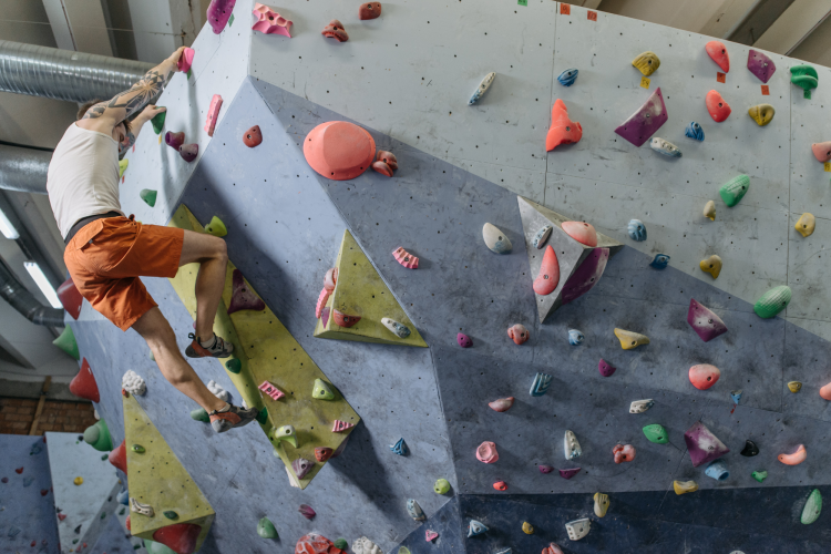 rock climbing
