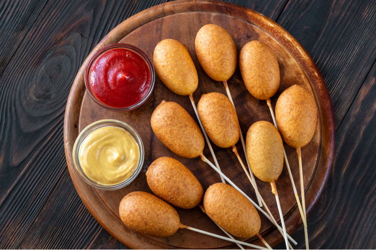 mini corn dogs
