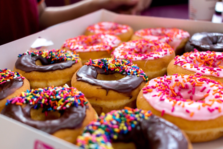 box of donuts