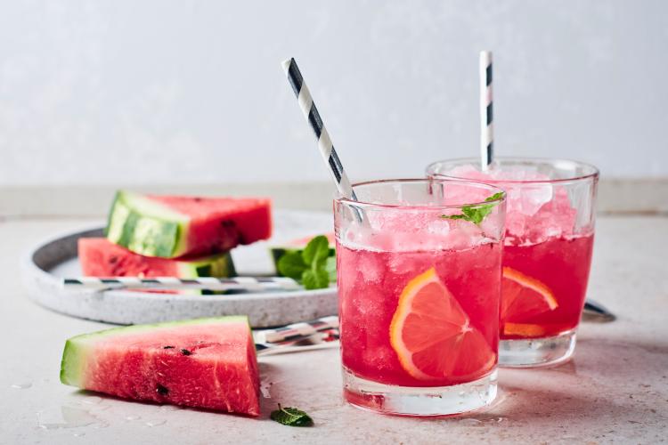 sparkling watermelon lemonade