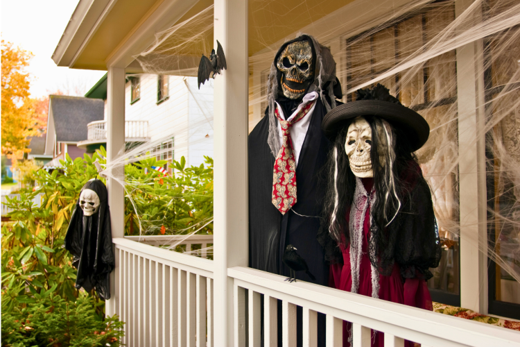spook your friends with a haunted house