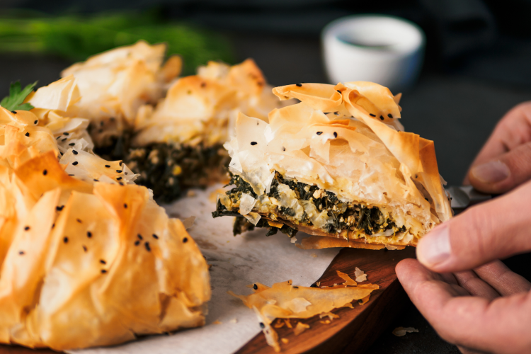 spanakopita for graduation party food idea
