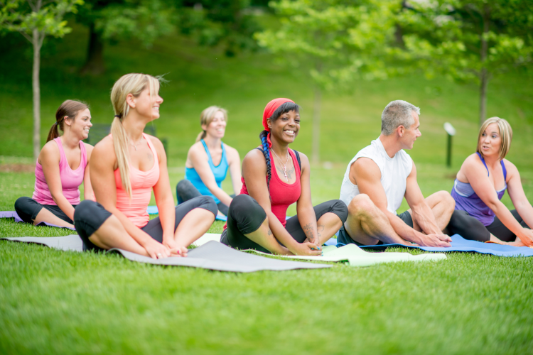 outdoor yoga