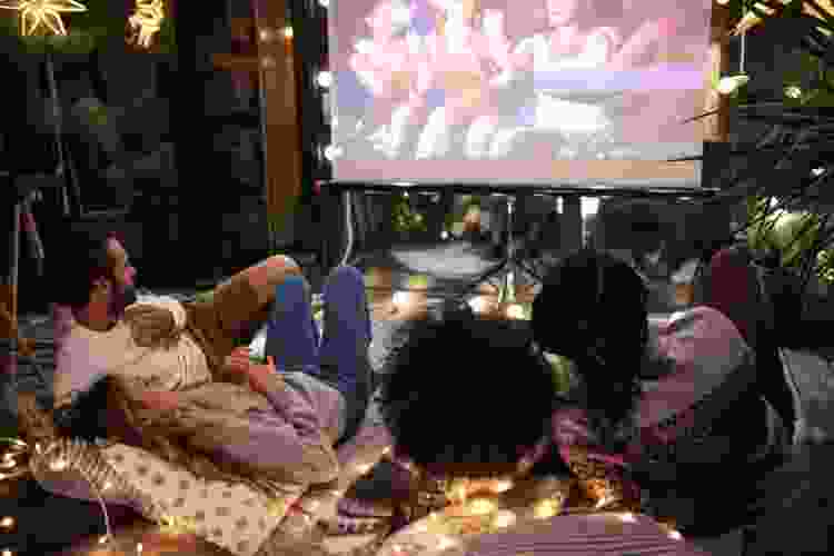 Outdoor movie screen
