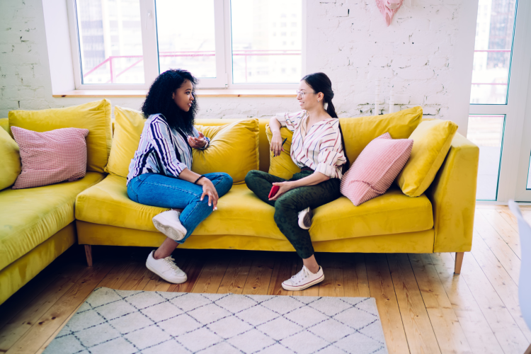 Two Women Talking