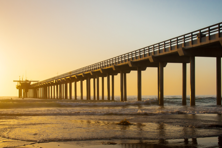 Scripps Pier at Sunset