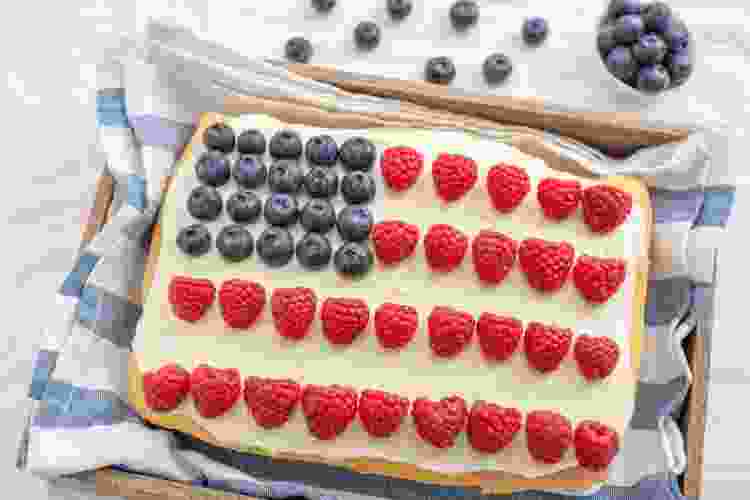 Flag cake