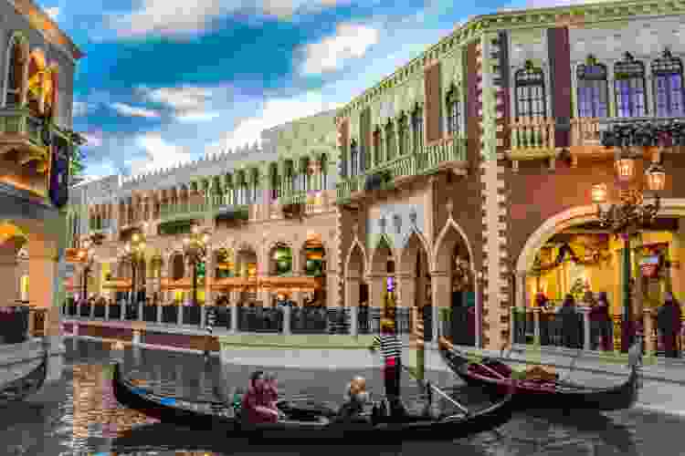 Gondolas at The Venetian