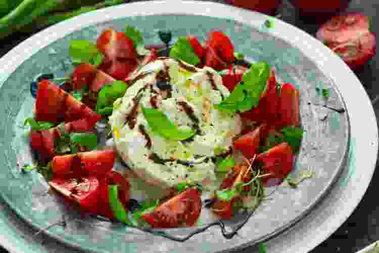 burrata Caprese salad