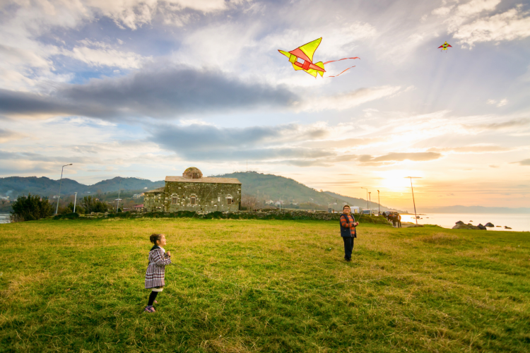 Get out in nature and fly a kite