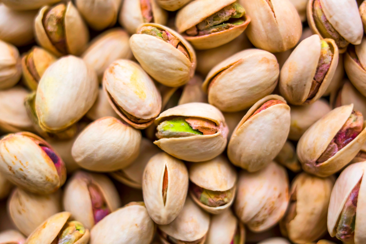 Pistachios as healthy road trip snack