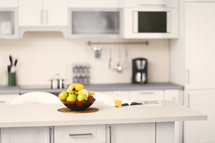 Fruit Bowl on kitchen island
