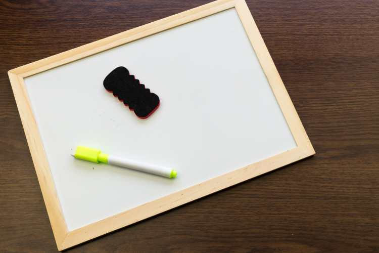 White Board as dorm room idea for guys