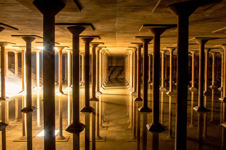 Buffalo Bayou Cistern is a great thing to do in Houston with kids