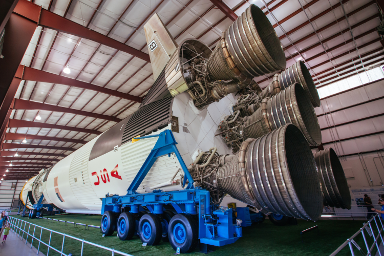 Atlas rocket at the Space Center