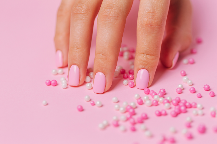 Bubblegum Pink Nails